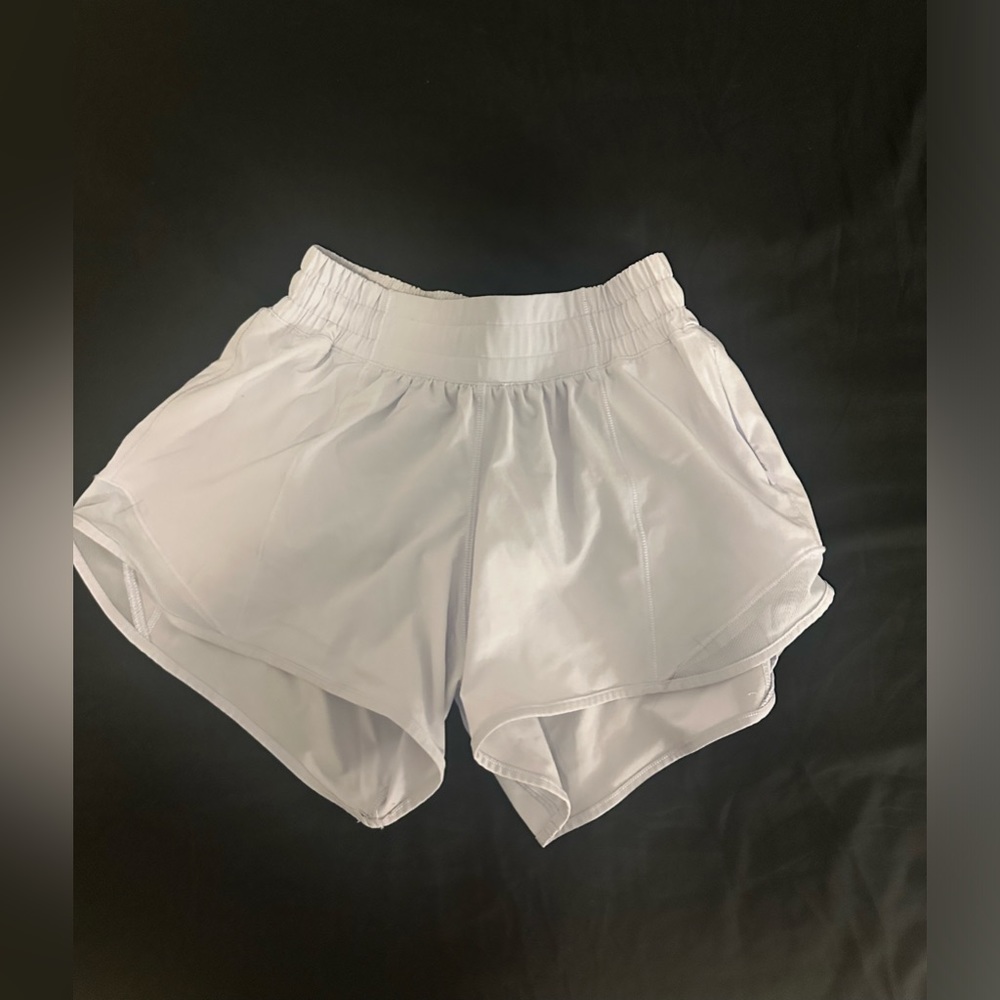Light purple, long size 2 lulu shorts